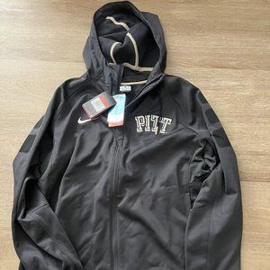Nike Collegiate Pitt Panthers Gray Hood Jacket Men's Size Large